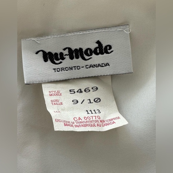 Vintage Nu Mode white pant suit size 8 - Picture 9 of 14